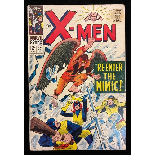 1117 - X-Men #26-27 (1966) written by Roy Thomas. Silver age Marvel Comics. (2).