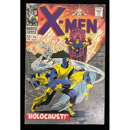 1117 - X-Men #26-27 (1966) written by Roy Thomas. Silver age Marvel Comics. (2).