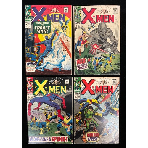 1119 - X-Men #31, #34-36 (1967) 1st appearances of Cobalt Man, Changeling and Mekano, 2nd appearance of Ban... 