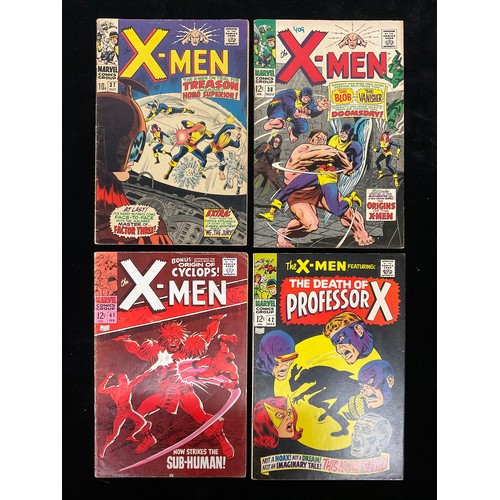 1120 - X-Men #37-38, 41-42 (1967-68). 1st appearance of Grotesk, Origin Stories of X-Men, including Cyclops... 