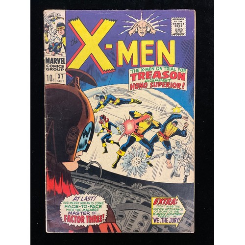 1120 - X-Men #37-38, 41-42 (1967-68). 1st appearance of Grotesk, Origin Stories of X-Men, including Cyclops... 