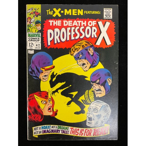 1120 - X-Men #37-38, 41-42 (1967-68). 1st appearance of Grotesk, Origin Stories of X-Men, including Cyclops... 