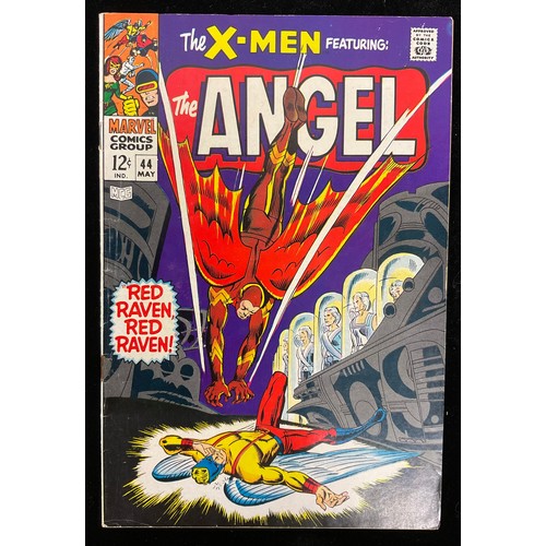 1121 - X-Men #43-44, 46-47 (1968) 1st appearance of Red Raven, Origin of Ice Man. Silver age Marvel comics.... 