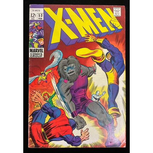 1122 - X-Men #48, #51, 53-54 (1968-69) 1st appearance of Alex Summers, 1st appearance of Living Pharaoh, Or... 