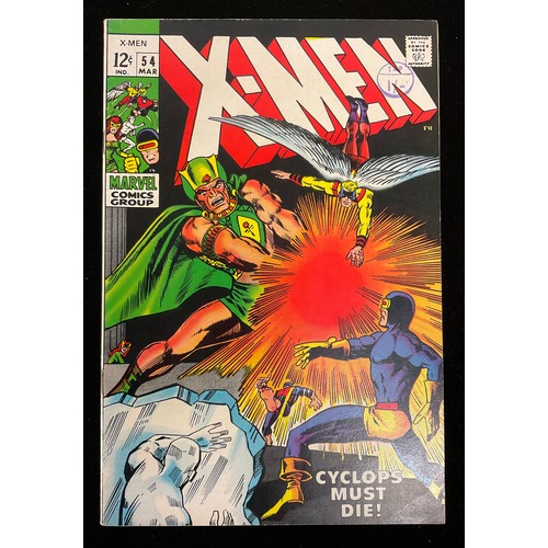 1122 - X-Men #48, #51, 53-54 (1968-69) 1st appearance of Alex Summers, 1st appearance of Living Pharaoh, Or... 