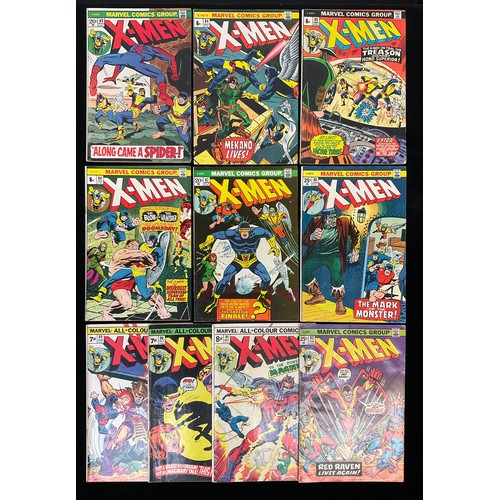 1127 - X-Men #83-92 (1973-74) X-Men reprints, Bronze Age Marvel Comics. (10)