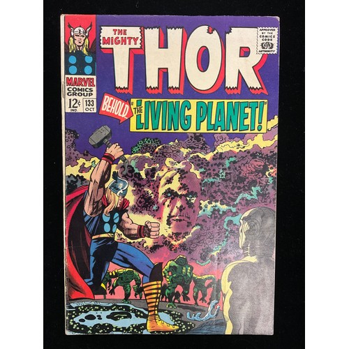 1131 - The Mighty Thor #132-133 (1966). 1st cameo and full appearance of Ego the Living planet. Silver age ... 