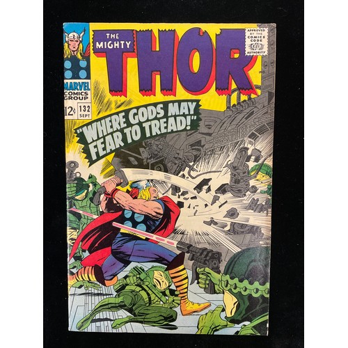 1131 - The Mighty Thor #132-133 (1966). 1st cameo and full appearance of Ego the Living planet. Silver age ... 