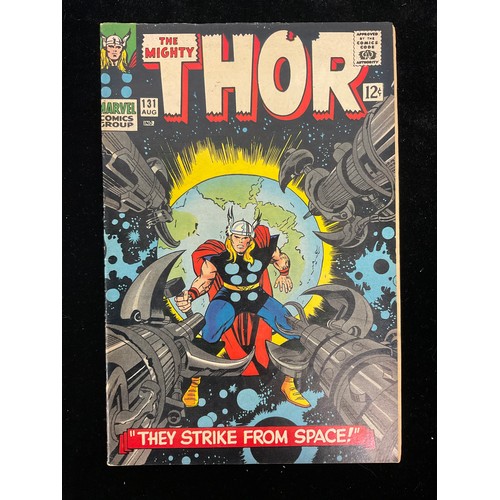 1131 - The Mighty Thor #132-133 (1966). 1st cameo and full appearance of Ego the Living planet. Silver age ... 