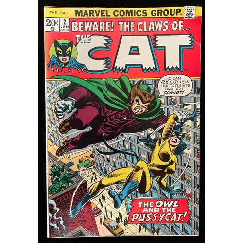 1136 - Marvel Comics - The Cat #1-4 (1972). 1st appearance and origin of The Cat, cents copies. Silver age ... 