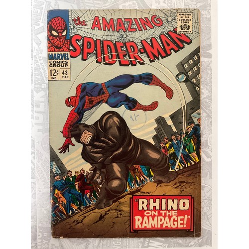 1138 - Amazing Spider-Man #42-43 (1966). 2nd and 3rd appearances of Rhino, 1st and 2nd appearances of Mary ... 