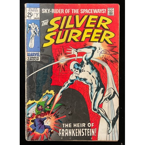 1140 - The Silver Surfer #2, 5-7 (1968-69), 1st appearances of Badoon and Al Harper. John Buscema cover art... 