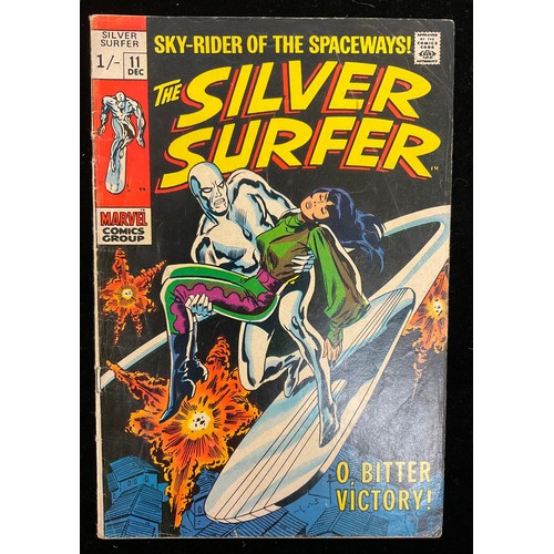 1141 - Silver Surfer #8-11 (1969) 3rd appearance of Mephisto, 1st appearance of The Ghost. John Buscema cov... 