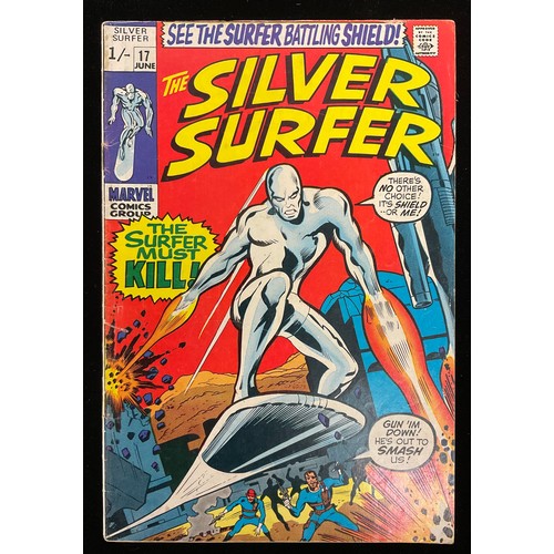 1142 - Silver Surfer #12-13, #16-18 (1970). 1st appearance of Doomsday Man, John Buscema cover art, final i... 