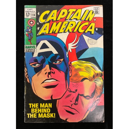 1145 - Captain America #101, #114 (1968-69). 2nd solo Captain America title in the Silver age, written by S... 