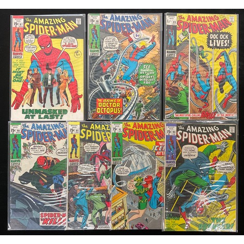 1265 - Amazing Spider-Man #87-93 (1970-71) Silver Age Marvel Comics. (6)
