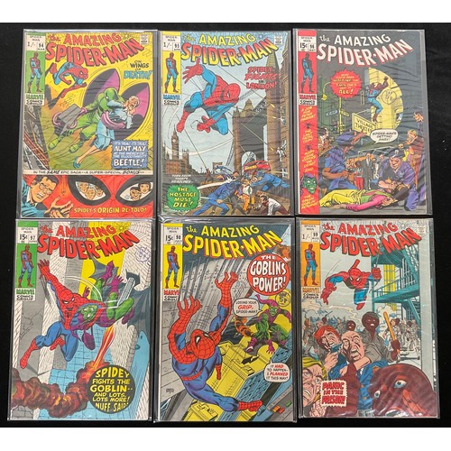 1266 - Amazing Spider-Man #94-99 (1971). Controversial drug story-line. Silver age Marvel Comics. (6)