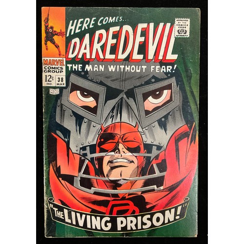 1181 - Daredevil #36 - 39 (1968) Classic Battle between Dr. Doom and Daredevil, Gene Colan Cover art, 1st a... 