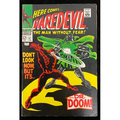 1181 - Daredevil #36 - 39 (1968) Classic Battle between Dr. Doom and Daredevil, Gene Colan Cover art, 1st a... 