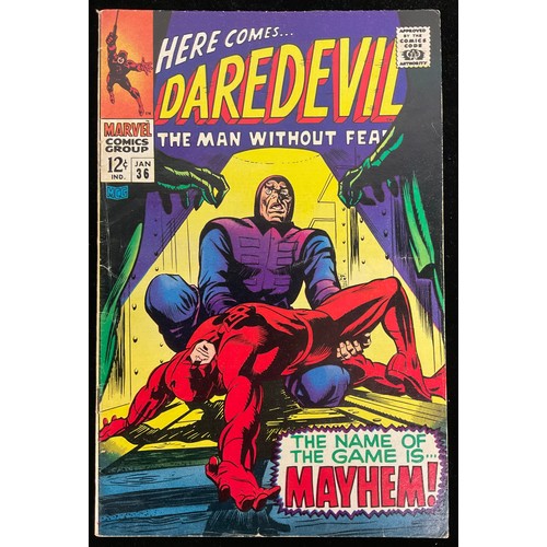 1181 - Daredevil #36 - 39 (1968) Classic Battle between Dr. Doom and Daredevil, Gene Colan Cover art, 1st a... 