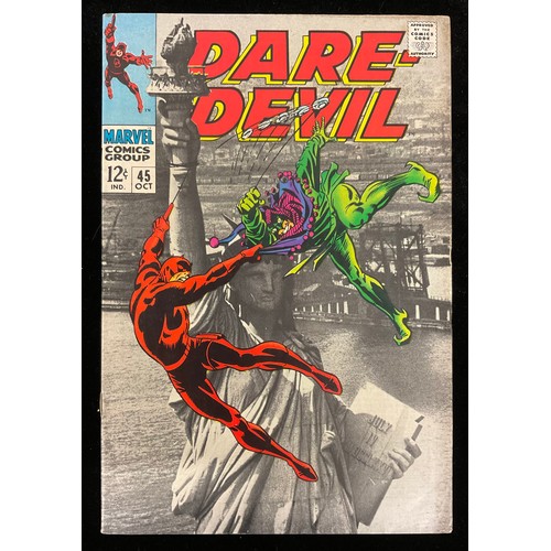 1183 - Daredevil #45 - 48 (1968-69) Classic Cover art and controversial cover, U.S. 12cent copies. Silver A... 