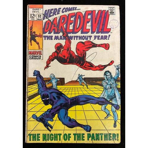 1184 - Daredevil #49 - 54 (1969) 1st appearance of Starr Sacon and 2nd Mister Fear, 12cent copies. Silver A... 