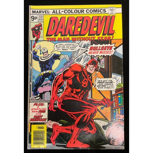 1188 - Daredevil #131-132 (1976) 1st and 2nd appearance of Bullseye. Key Bronze Age Marvel Comics. (2)