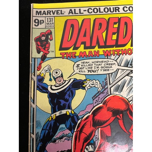 1188 - Daredevil #131-132 (1976) 1st and 2nd appearance of Bullseye. Key Bronze Age Marvel Comics. (2)