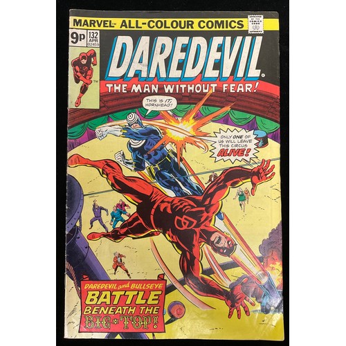 1188 - Daredevil #131-132 (1976) 1st and 2nd appearance of Bullseye. Key Bronze Age Marvel Comics. (2)