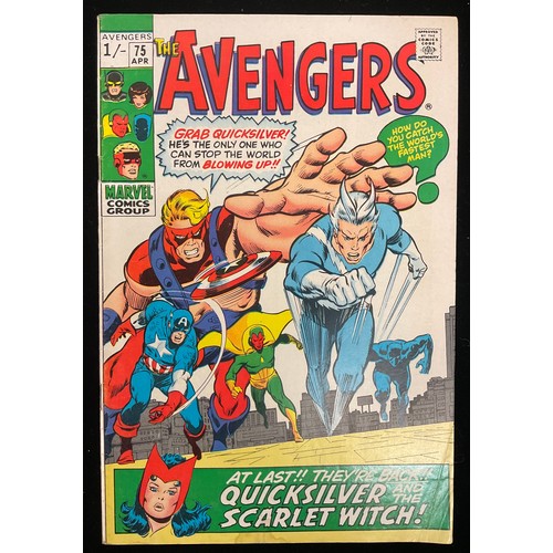 1198 - Avengers #72-75 (1970) 1st team appearance of the Zodiac Cartel, Monica Lynne and Arkon. Silver age ... 