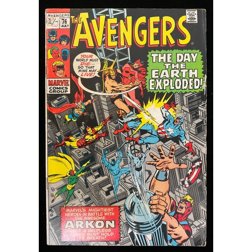 1199 - Avengers #76-79, #81 (1970) 1st meeting of Vision and Scarlet Witch, 1st team appearance of the Leth... 