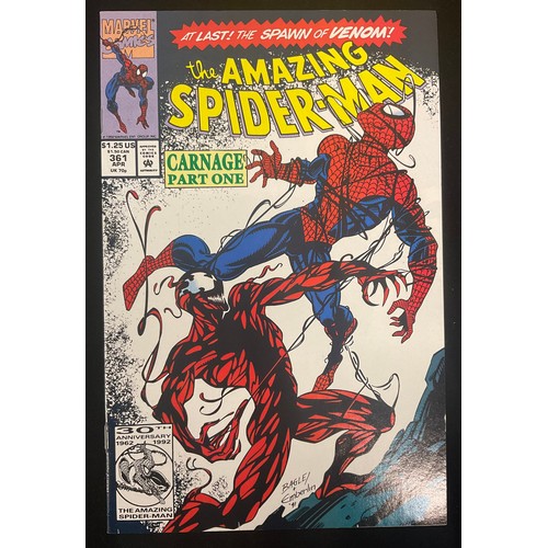 1334 - The Amazing Spider-Man #361-363 (1992) 1st appearance of Carnage, 3 part Carnage Storyline. Key Mode... 