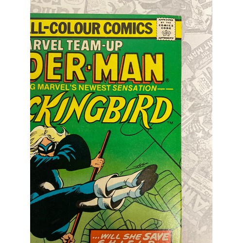 1343 - Marvel team up #95 (1980) 1st appearance of Mockingbird. Key Bornze age Marvel Comic.