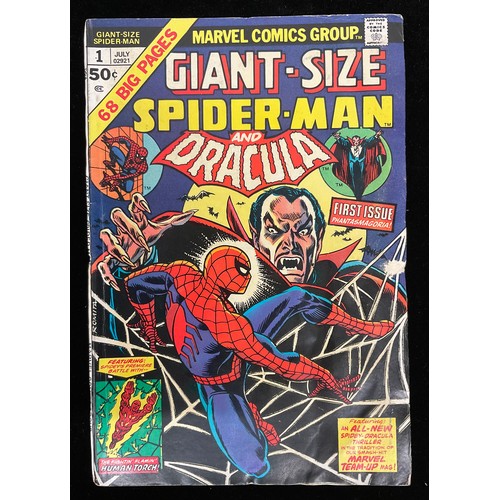 1345 - Giant-size Spider-Man #1-4, Giant-Size Super-heroes #1 (1974-75) Bronze Age Marvel comics (6)