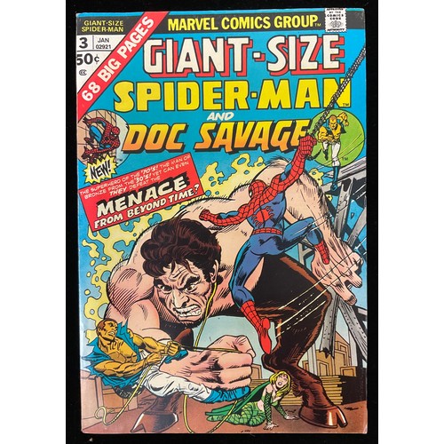 1345 - Giant-size Spider-Man #1-4, Giant-Size Super-heroes #1 (1974-75) Bronze Age Marvel comics (6)