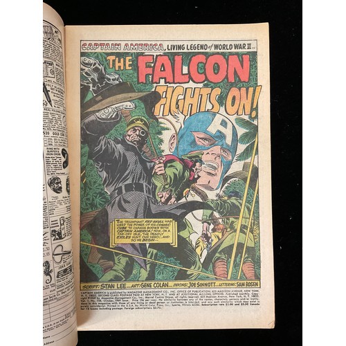 1151 - Captain America #116, #118, #119 (1969) 2nd and 3rd appearance of The Falcon. Key silver age Marvel ... 