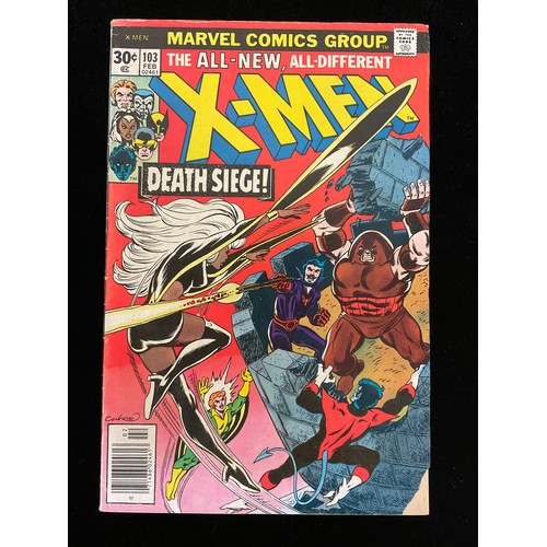 1152 - X-Men #103-110 (1977-78) Wolverine’s name revealed to be Logan, 1st appearances of Corsair, Lilandra... 