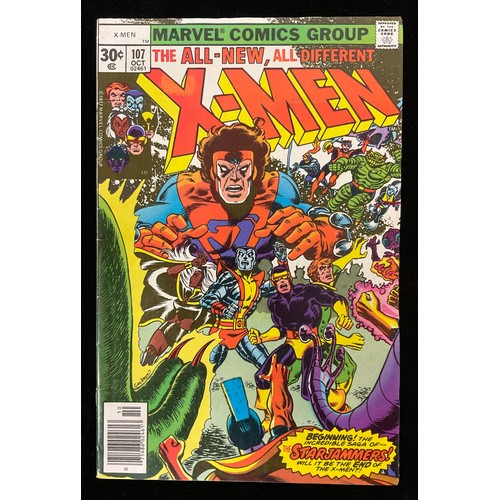 1152 - X-Men #103-110 (1977-78) Wolverine’s name revealed to be Logan, 1st appearances of Corsair, Lilandra... 