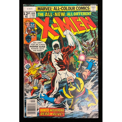 1152 - X-Men #103-110 (1977-78) Wolverine’s name revealed to be Logan, 1st appearances of Corsair, Lilandra... 