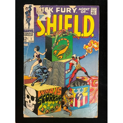 1327 - Nick Fury, Agent of S.H.I.E.L.D #1-9 (1968-69) 1st Nick Fury titled comic, 1st appearances of Scorpi... 