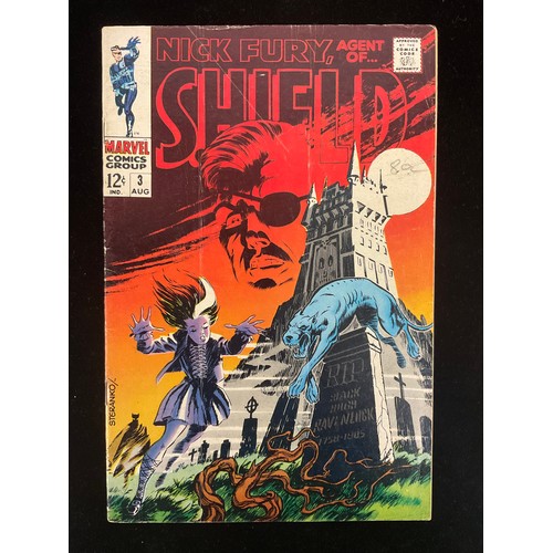 1327 - Nick Fury, Agent of S.H.I.E.L.D #1-9 (1968-69) 1st Nick Fury titled comic, 1st appearances of Scorpi... 