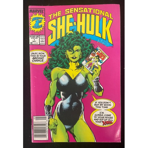 1328 - Sensational She-Hulk #1-43 (1989-92) includes classic Kevin Maguire and John Byrne cover art, includ... 