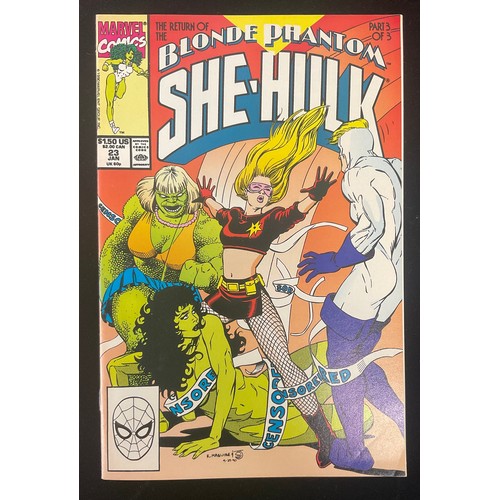 1328 - Sensational She-Hulk #1-43 (1989-92) includes classic Kevin Maguire and John Byrne cover art, includ... 