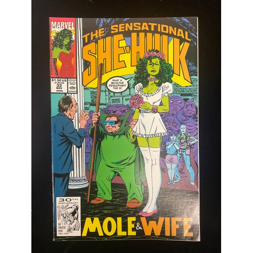 1328 - Sensational She-Hulk #1-43 (1989-92) includes classic Kevin Maguire and John Byrne cover art, includ... 