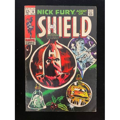 1333 - Nick Fury, Agent of S.H.I.E.L.D #10-17 (1969-71) 1st appearances of Super-Patriot and Bull’s Eye, Si... 