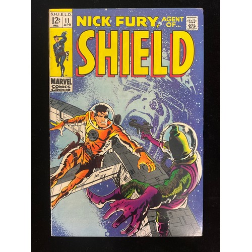 1333 - Nick Fury, Agent of S.H.I.E.L.D #10-17 (1969-71) 1st appearances of Super-Patriot and Bull’s Eye, Si... 