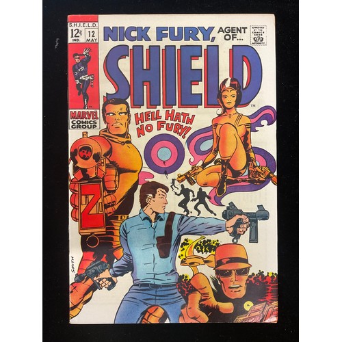 1333 - Nick Fury, Agent of S.H.I.E.L.D #10-17 (1969-71) 1st appearances of Super-Patriot and Bull’s Eye, Si... 