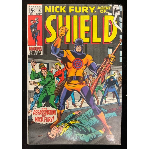 1333 - Nick Fury, Agent of S.H.I.E.L.D #10-17 (1969-71) 1st appearances of Super-Patriot and Bull’s Eye, Si... 