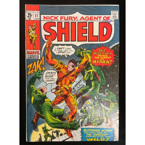 1333 - Nick Fury, Agent of S.H.I.E.L.D #10-17 (1969-71) 1st appearances of Super-Patriot and Bull’s Eye, Si... 