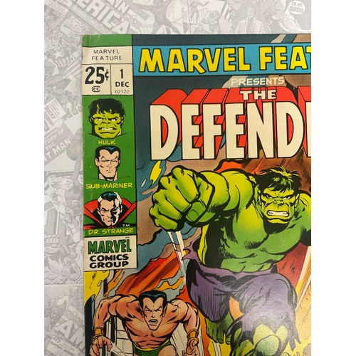 1362 - Marvel Feature #1 presents The Defenders (1971) 1st appearance of The Defenders team. Key Bronze Age... 